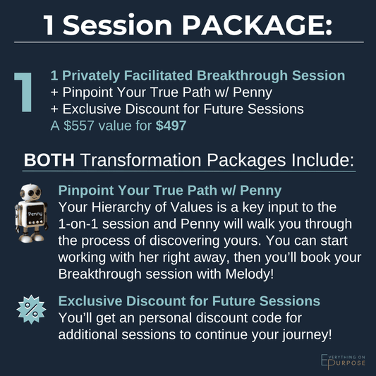 1 session coaching package details